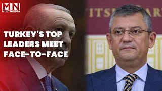 TURKEY'S TOP LEADERS MEET FACE-TO-FACE