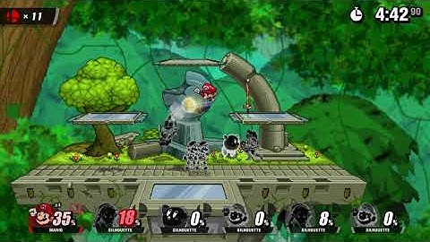 Super Smash Flash 2 Beta : Classic Mode Mario (Normal) Gameplay = Part 1 Classic Mode