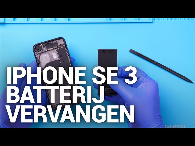 iPhone SE 3 (2022) batterij vervangen - Fixje.nl - YouTube