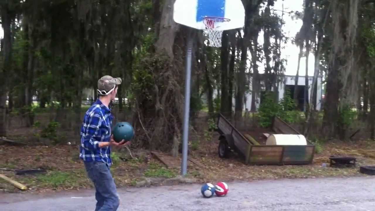 bowling ball basketball! YouTube