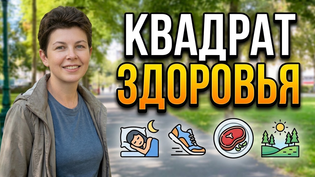 Как ходьба снижает сахар? 4 опоры здоровья и биохимия клеток! - 4827
