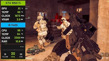 Battlefield 6 Multiplayer on GTX 1050 Ti + i5 7400