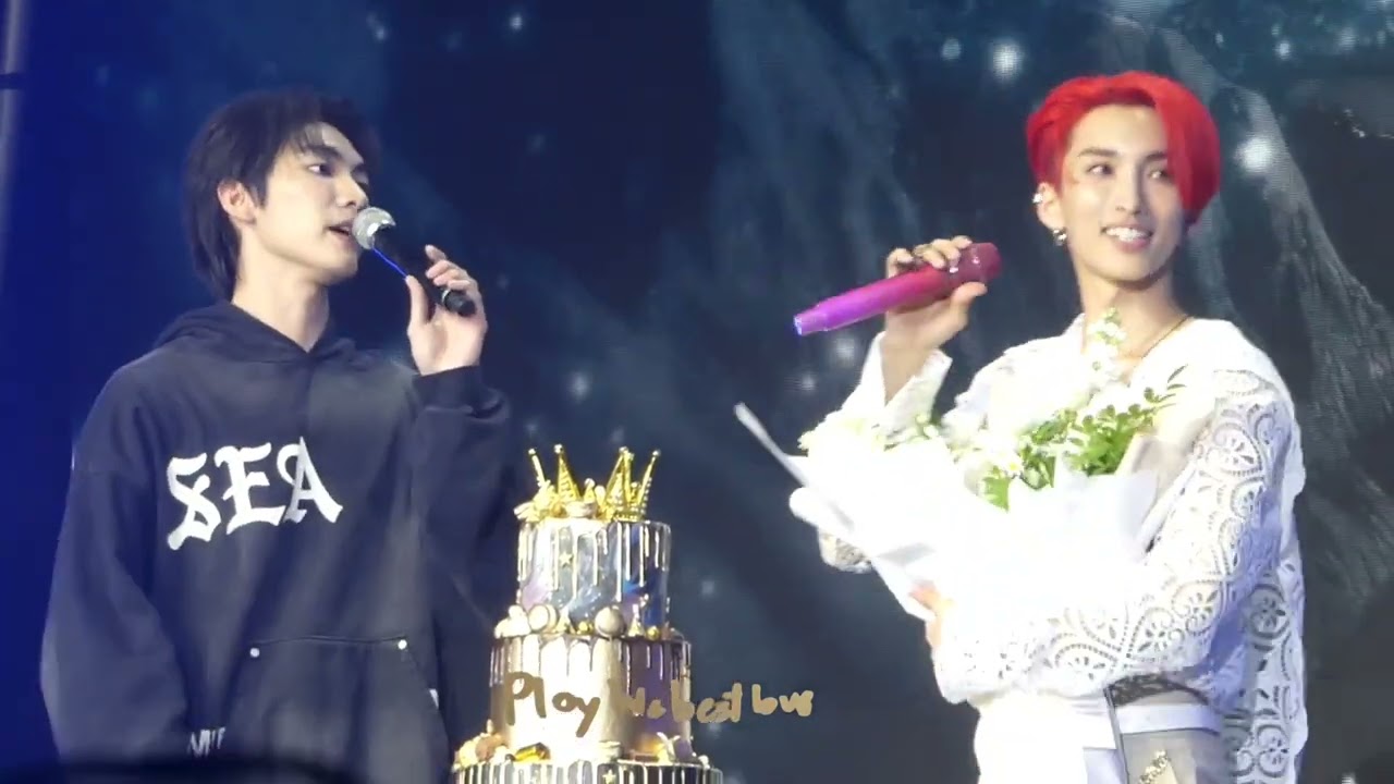 บอส ในวันเกิด โนอึล #DTDNoeul1stConcert  #noeulnuttarat  #bonoh #bossnoeul #bosschaikamon #fortpeat