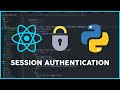 Authentication in React app using Flask Server-Sided Sessions