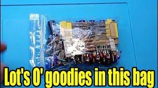 Electronic component grab bag from ebay