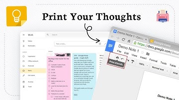 How to print notes from Google Keep (Quick Export)