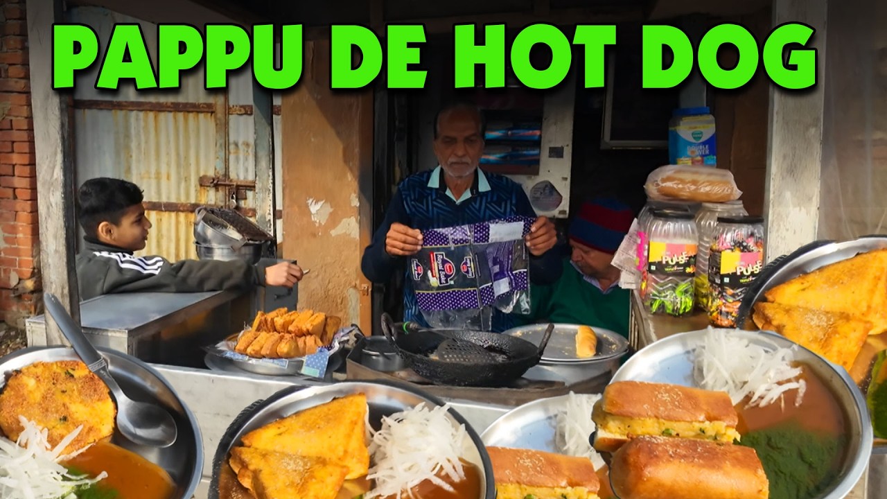Wahi Swad wahi Dukan 65 Salon Se Pappu Ji Ke Hot Dog Da 🔥 @PunjabiFoodieZ