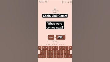 I Barely Escaped the DUE P— Trap! Daily Chain Link Game | traindle.io #chainlink