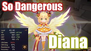【Summoners War | Curry's RTA】The Power Diana, she is so dangerous and crazy!!