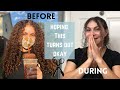 Cutting My Curly Hair | Trying Long Layers Cut by Manes By Mell