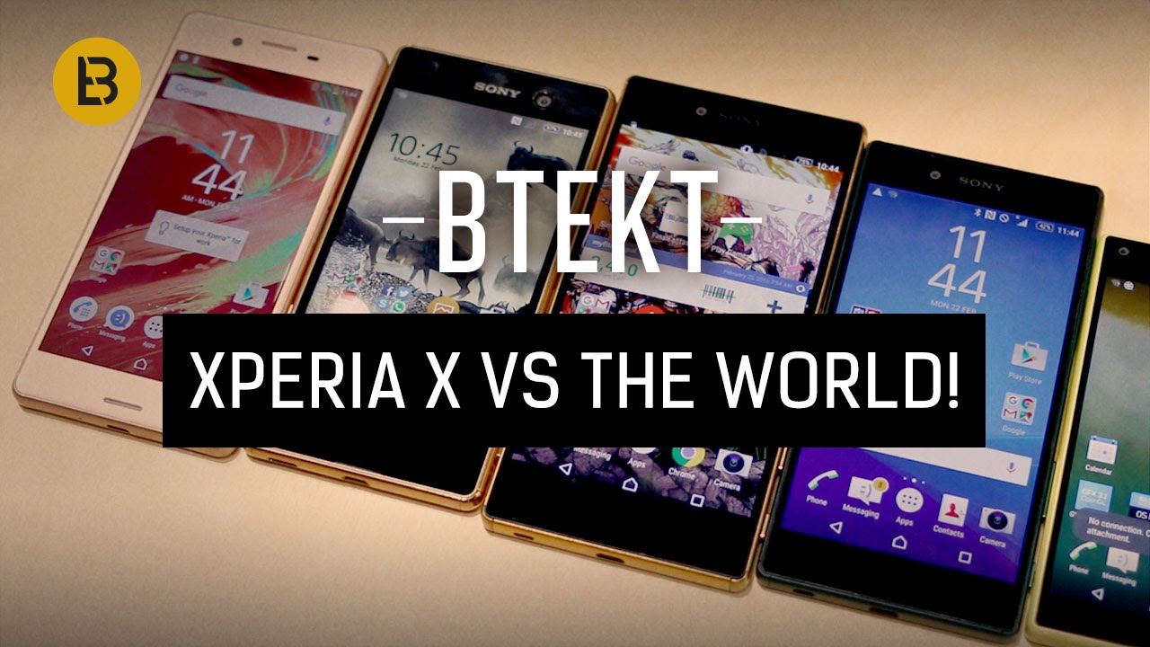 Hertog Tegen kopen Sony Xperia X size comparison vs Xperia Z5, Z5 Compact, Z5 Premium, M5 -  YouTube