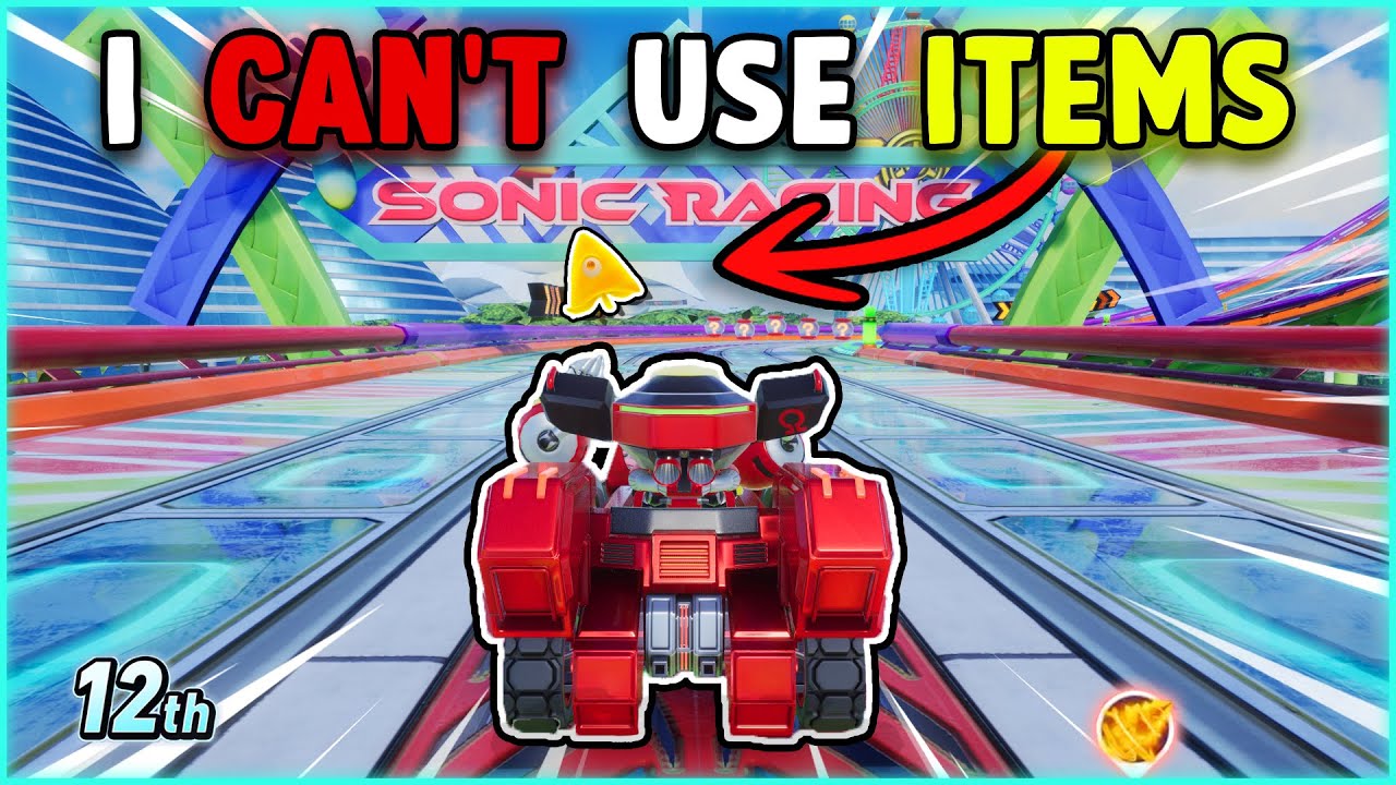 Can You win WITHOUT Using Items in Sonic Racing Crossworlds?