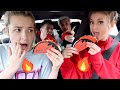 NEW FLAMIN&#39; HOT Taco Bell Taco MUKBANG ft. my besties✨