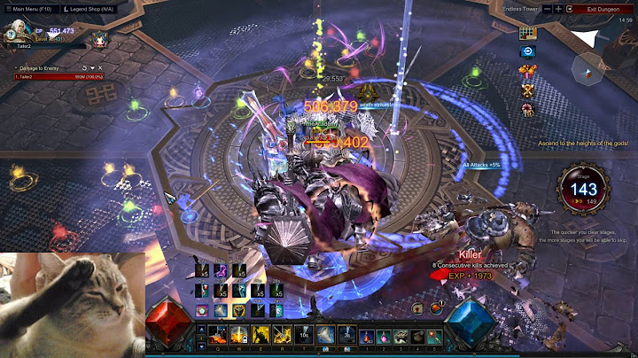 MU Legend Endless Tower 150 level Dark Lord