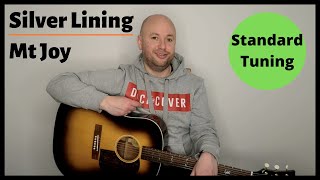 Silver Lining (Standard Tuning) - Mt Joy - Guitar Lesson Tutorial