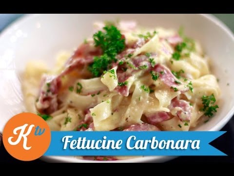 Resep Fettucine Carbonara (Fettucine Carbonara Recipe 