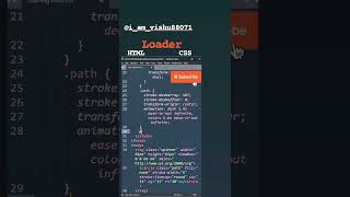 html css loader.web design