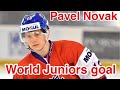 Pavel Novak World juniors power play goal