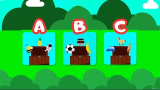 APRENDA PALAVRAS COM AS LETRAS ABC | Jogos Educativos para Crianças | Alfabetização screenshot 5