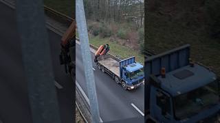 Old Mercedes Truck With Crane
