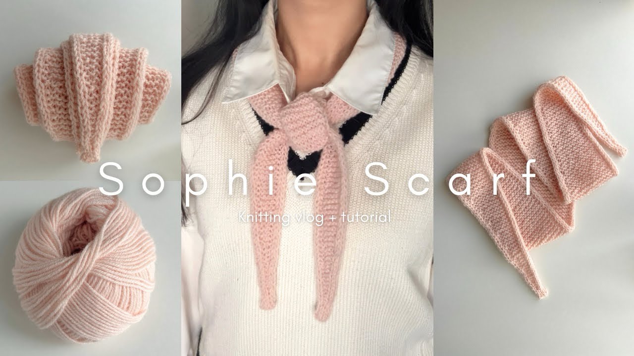 Beginner-Friendly Sophie Scarf Tutorial | Soft, Minimal & Meditative Project