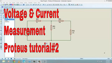 Voltage and current measurement using proteus tutorial#2