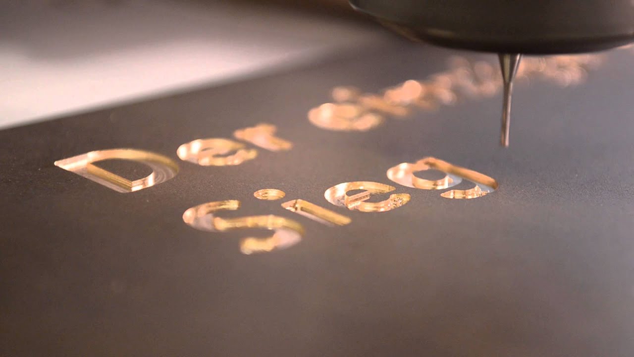 cnc fräsen messing gravur / cnc routing engraving brass YouTube