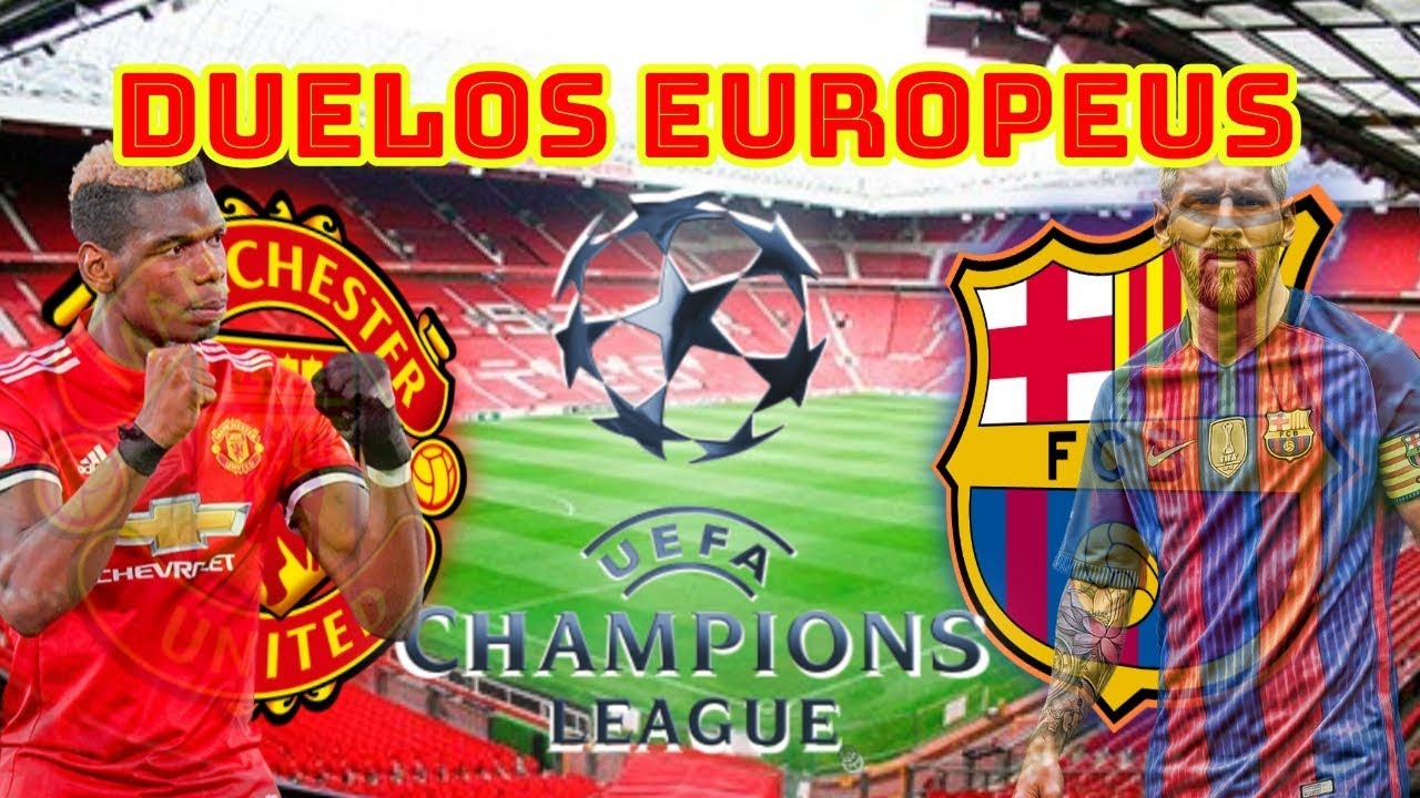 FIFA 19 Duelos Europeus Manchester U vs Barcelona - 1/8 Champions League