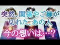 突然、関係やご縁が切れたあの人、今の想いは…🤍タロットとオラクルカードとルノルマンカードで詳細鑑定💌💗