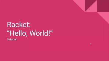 Racket - A programming language for programming programming languages