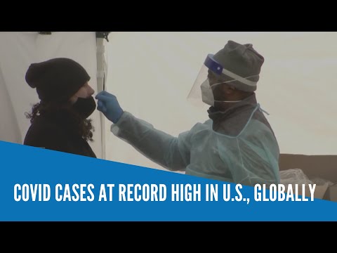 COVID cases at record high in U.S., globally