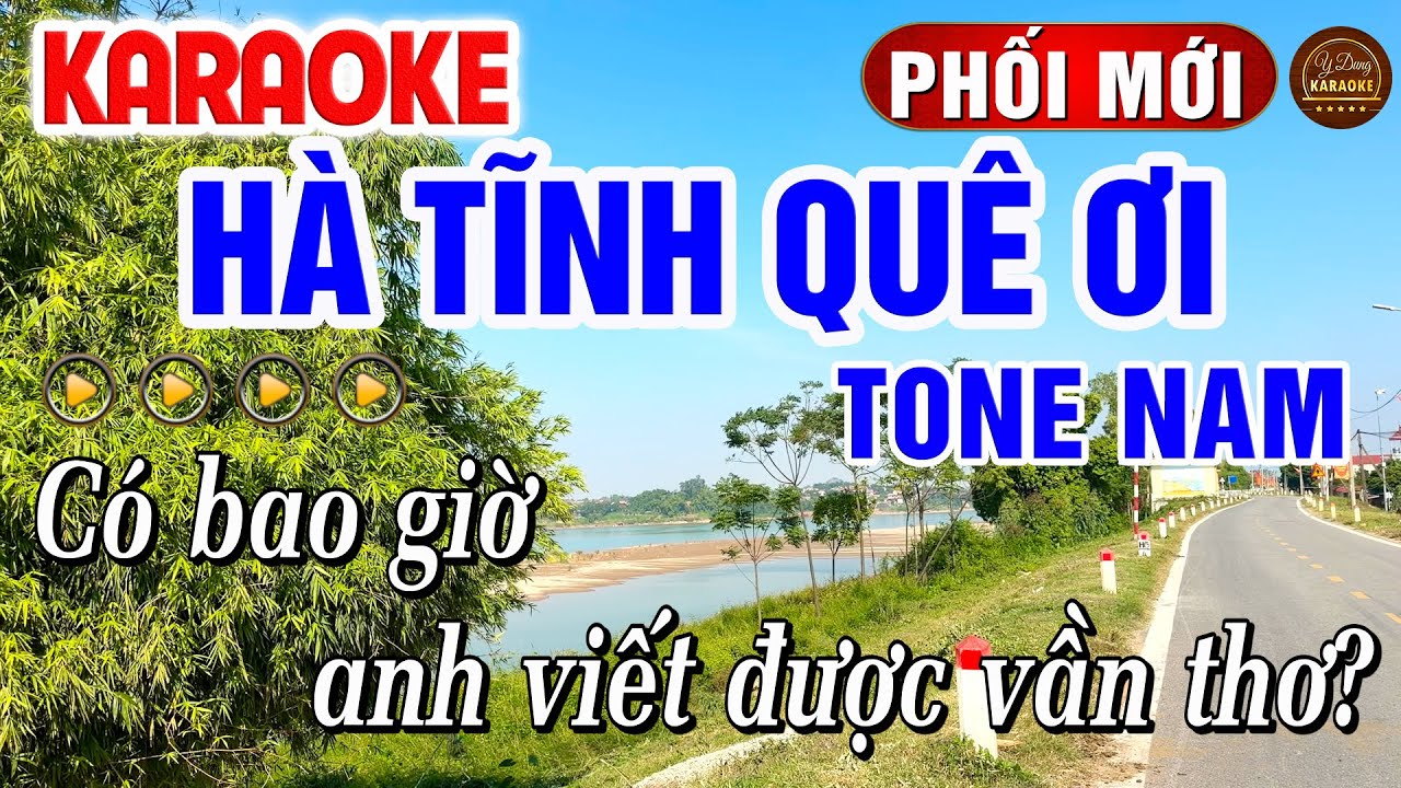 Hà Tĩnh Quê Ơi Karaoke Tone Nam Dễ Hát Nhất 2026 | Y Dung Karaoke