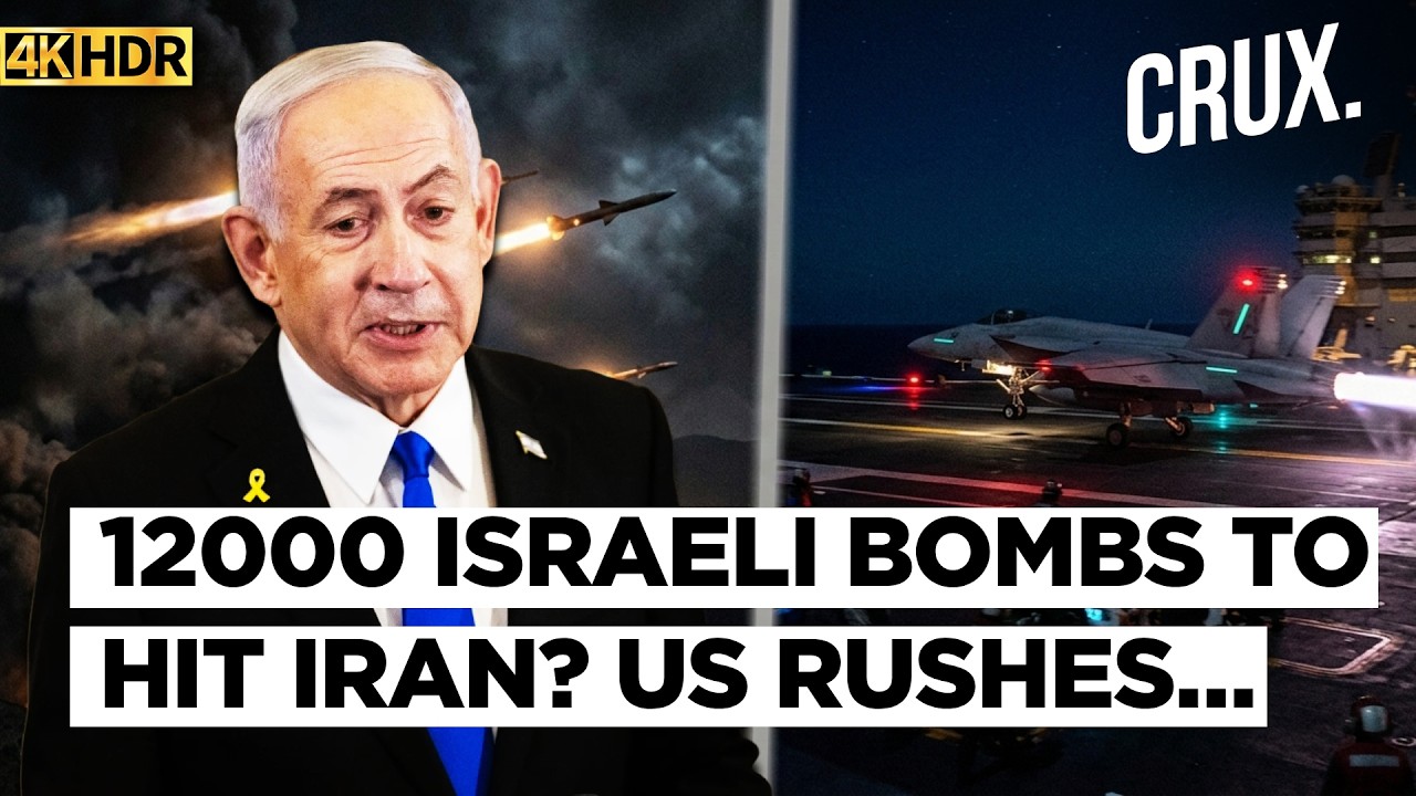 Trump Rushes 3rd Supercarrier USS Bush Near Iran; Okays Emergency Sale of 12,000 Bombs to Israel |4K