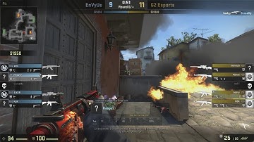 Envyus Happy Ace vs G2 Inferno @ ESL NY 2017 QUALIFIER