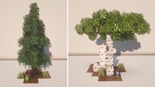 How to Build Custom Trees in Minecraft!