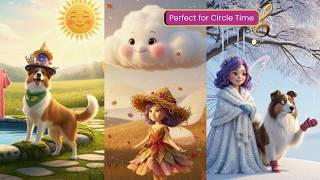 Learn the Weather Song for Kindergarten 🌦️Hot, Cold or Windy ☀️ Circle Time Music screenshot 3