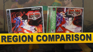 Tekken 3 on PlayStation (Region Comparison)