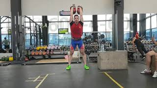 Толчок 34х2 кг Марков Иван тренировка толчка