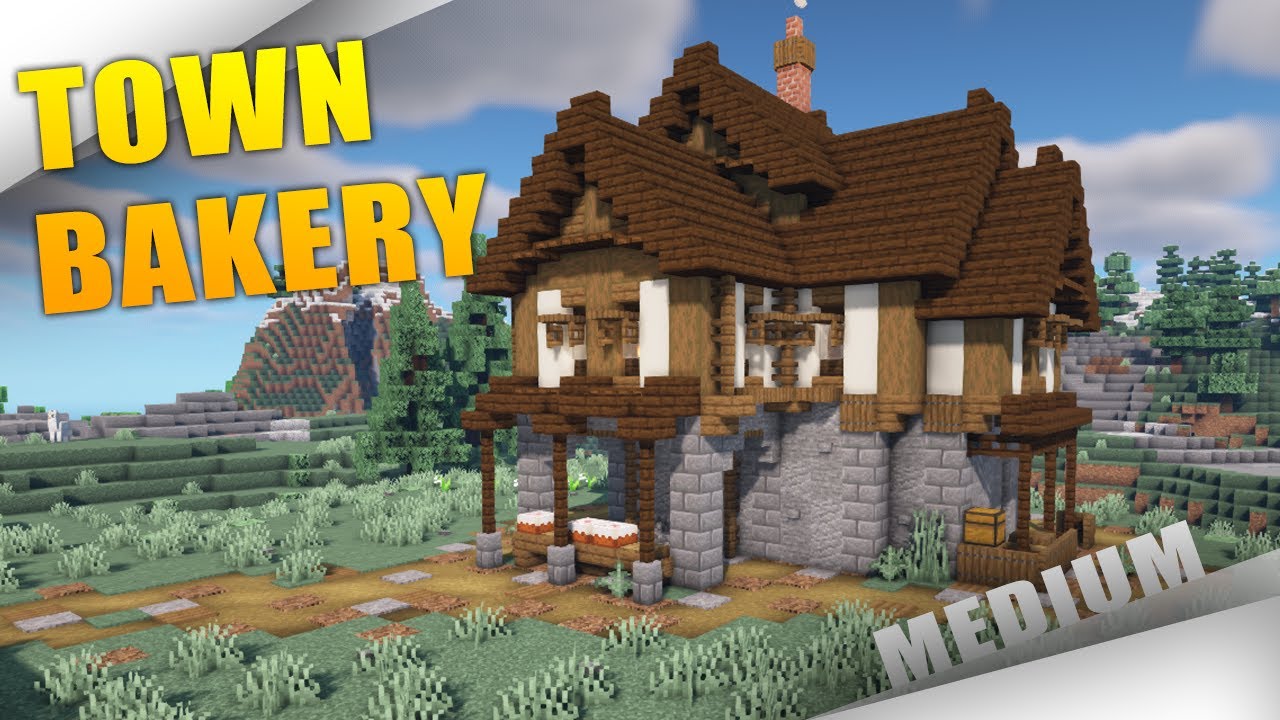 Small Medieval Bakery (Tutorial in the Comments) : Minecraft