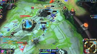 Thresh and Vayne - Tower dives and Rick Rolls