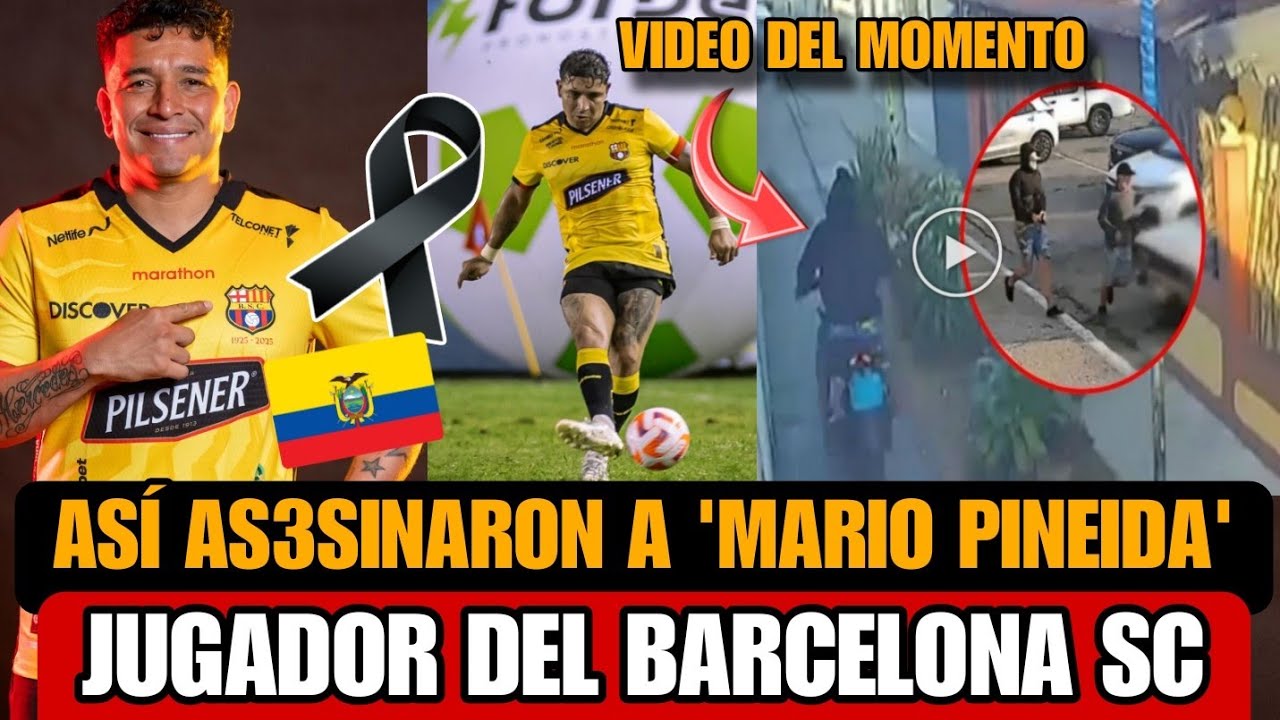 Asi MURIO Mario Pineida FUTBOLISTA de Barcelona SC DE QUE MURIO Mario Pineida Video del Momento