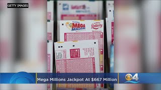 Mega Millions Jackpot Jumps To Record $667 Million