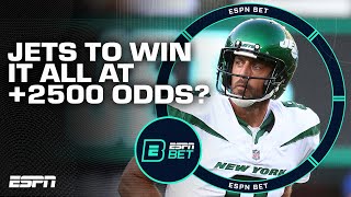 The Jets to win the SUPER BOWL!? 😳 +2500 odds to win it all next season | ESPN BET Live