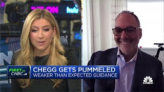Chegg CEO Dan Rosensweig: The business is actually doing very well right now