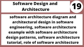 software design and architecture IN Hindi|Urdu CSE303 LECTURE 19