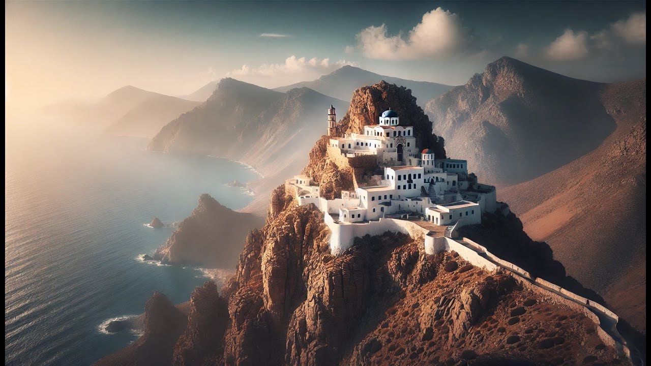 Το Μοναστήρι της Παναγίας Χοζοβιώτισσας στην Αμοργό - Συνέντευξη με τον Παπά