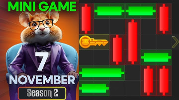 7 NOVEMBER Mini Game Puzzle Hamster Kombat today | Puzzle game Solved #hamsterkombat #puzzlegame