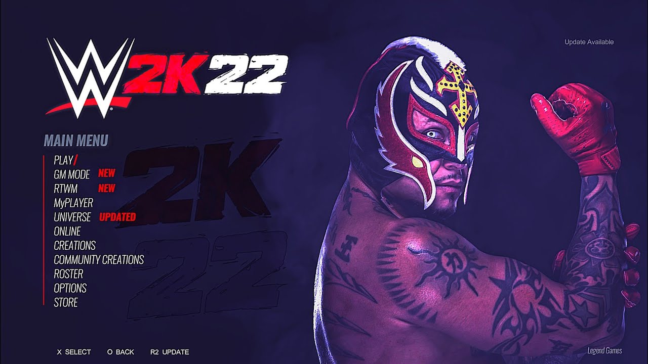 WWE 2K22 Mobile  Android Main Menu & Roster CONCEPT 