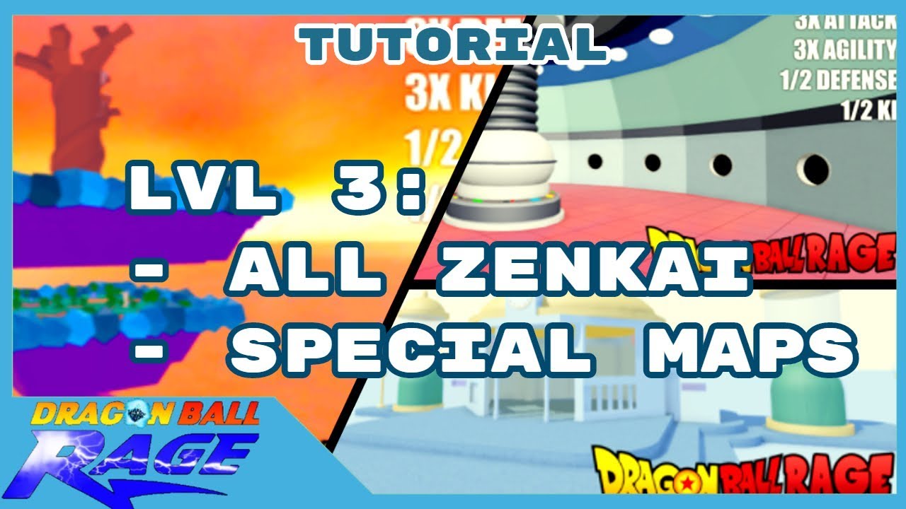 Tutorial 3 Zenkai Super Maps Dragon Ball Rage Roblox Zerobaki Youtube - roblox dragon ball rage atualizacao incrivel zenkai 20 roblox