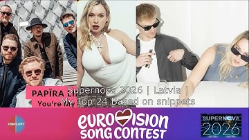 My Top 24 Supernova 2026 (song snippets) | Eurovision 2026
